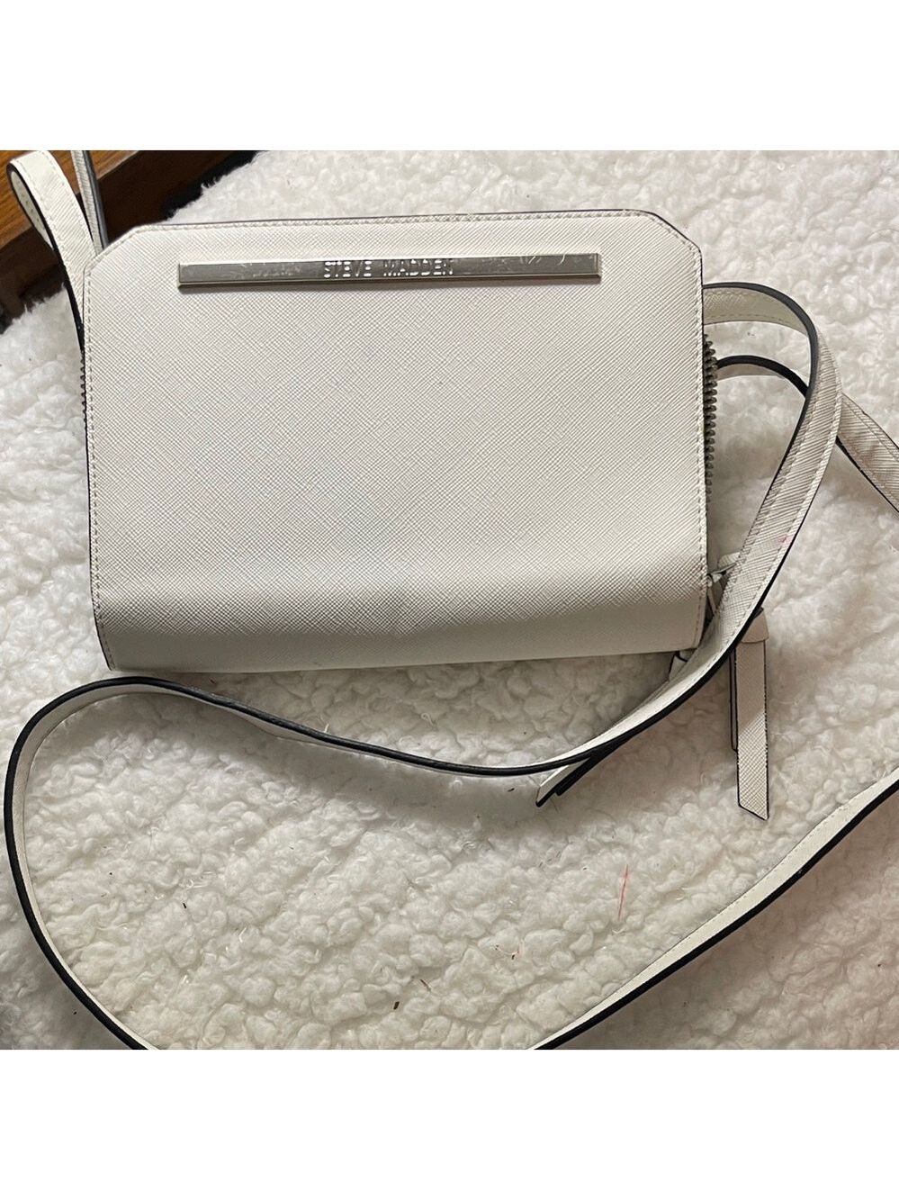 Steve Madden Ivory Crossbody Bag